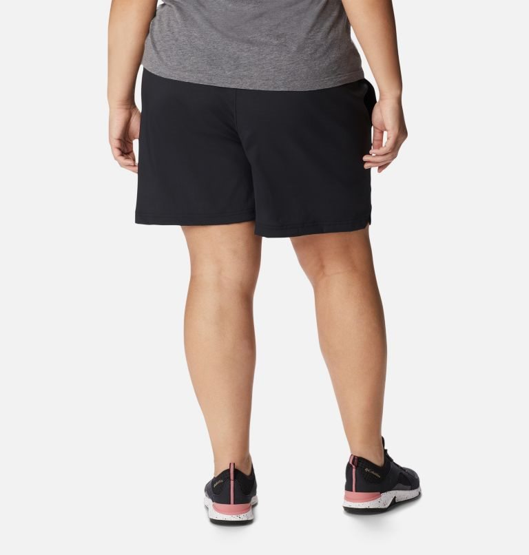 Women's Columbia On The Go Shorts Black | Plus Size CA-C5C4A